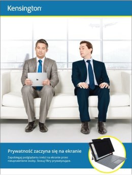 Filtr prywatyzujący 2-stronny, zdejmowany, do monitora 13.3 cala, 16:10