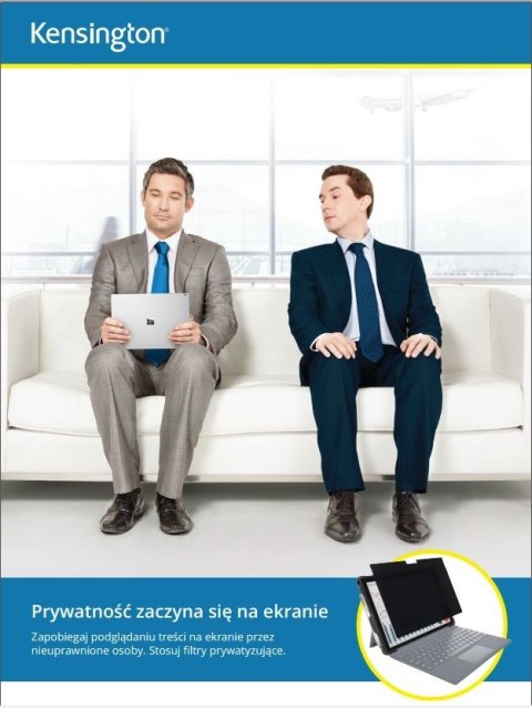 Filtr prywatyzujący 2-stronny, zdejmowany, do monitora 14.1 cala 16:9