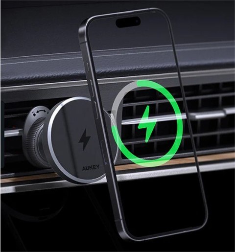 HD-MC13 Qi2 15W 3A ładowarka samochodowa bezprzewodowa + kabel USB-C