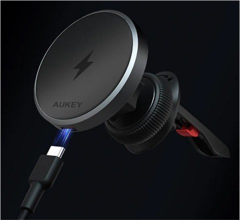 HD-MC13 Qi2 15W 3A ładowarka samochodowa bezprzewodowa + kabel USB-C