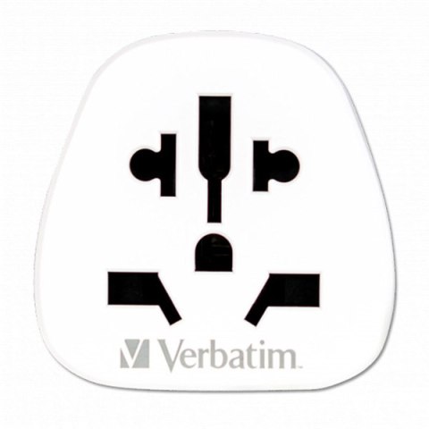 Verbatim, Adapter podróżny World-to-Europe WTEU-02 biały