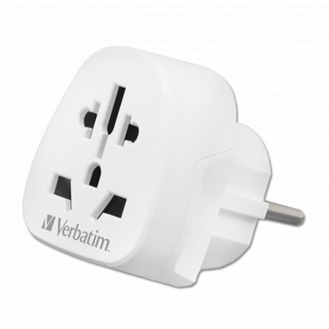 Verbatim, Adapter podróżny World-to-Europe WTEU-02 biały