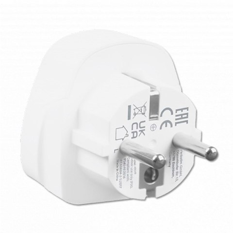 Verbatim, Adapter podróżny World-to-Europe WTEU-02 biały
