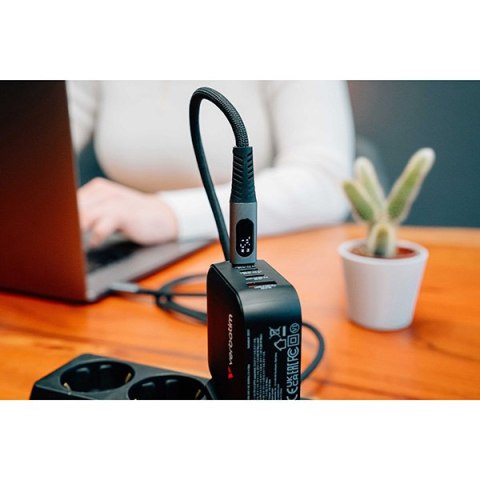 Verbatim USB kabel USB C (M) - USB C (M), 100W, 1.2m, czarny, box, 31848