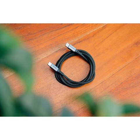 Verbatim USB kabel USB C (M) - USB C (M), 60W, 1.2m, czarny, box, 31845