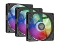 Zestaw 3 wentylatorów Genesis OXAL 120 ARGB czarny