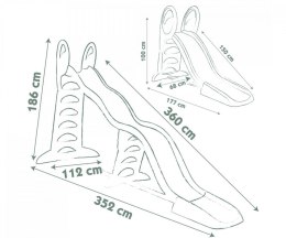 Zjeżdżalnia Megagliss 2 w 1