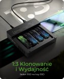 Duplicator (klonowanie 1:3) dla NVMe M.2 SSD IB-4013MCL-C4 4-Bay USB4