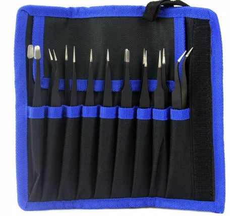 PĘSETY PRECYZYJNE 9el. /MAR-POL