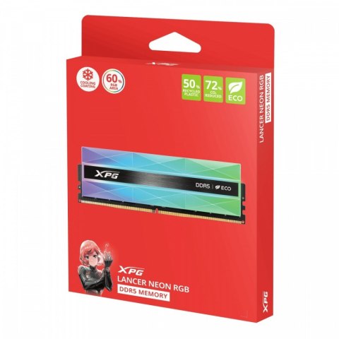 Pamięć XPG Lancer NEON DDR5 6400 DIMM 32GB (2x16) CL32