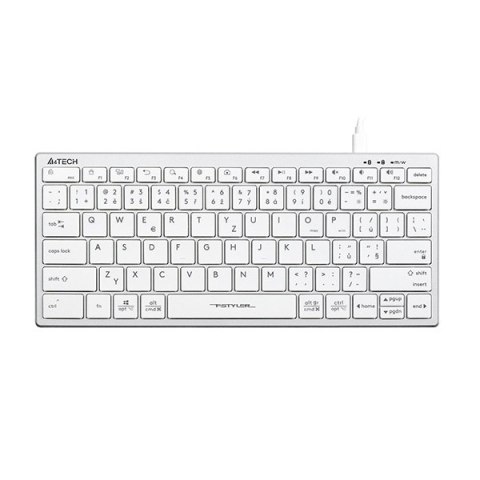 A4Tech FX51 Klawiatura przewodowa (USB) CZ, biała