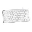 A4Tech FX51 Klawiatura przewodowa (USB) CZ, biała