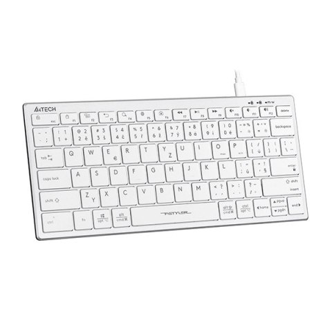 A4Tech FX51 Klawiatura przewodowa (USB) CZ, biała