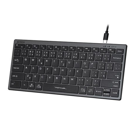 A4Tech FX51 Klawiatura przewodowa (USB) CZ, szara