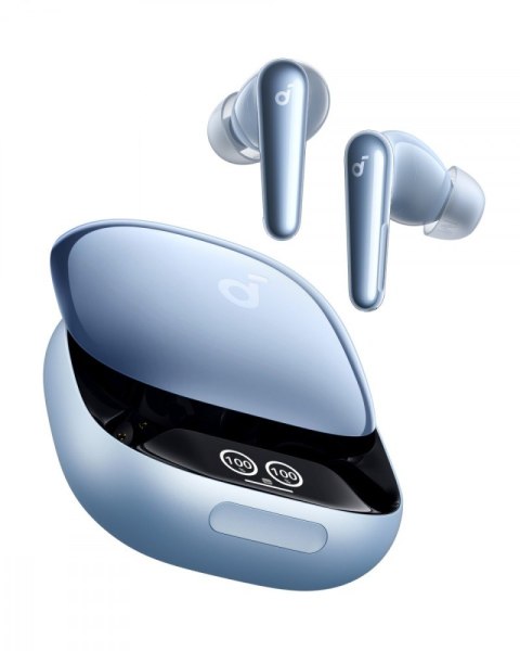 Słuchawki bezprzewodowe Soundcore Liberty 4 PRO Bluetooth błyszczący błękit