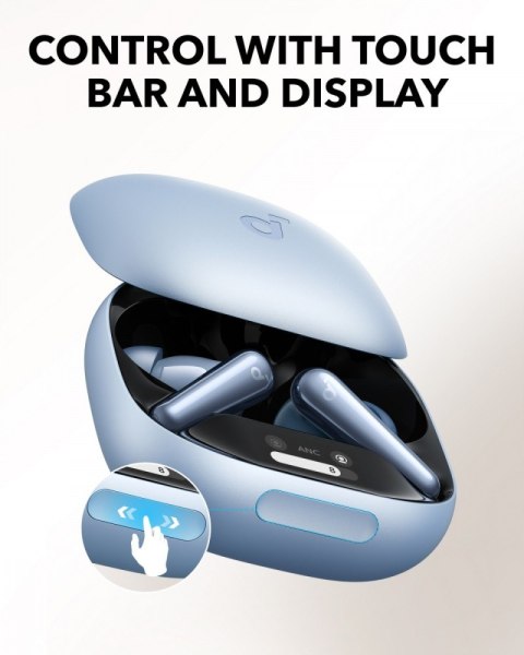 Słuchawki bezprzewodowe Soundcore Liberty 4 PRO Bluetooth niebieskie