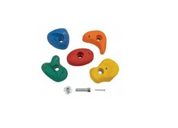 GREENMILL KAMIENIE NA ŚCIANKĘ WSPINACZKOWĄ 5szt. PLASTIKOWE (ZESTAW MONTAŻOWY ZE ŚRUBAMI)