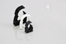 UCHWYT ZAMYKANY ODPORNY NA UV 22 CZARNY