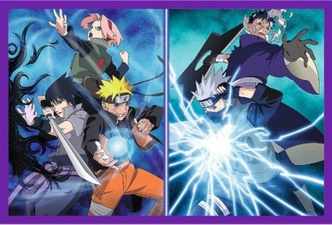 Puzzle 2x200 elementów Naruto Ninja z Wioski Ukrytego Liścia