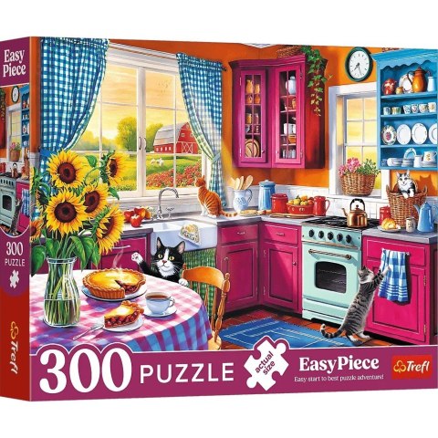Puzzle 300 elementów EasyPiece Poranek w kuchni; dla seniora