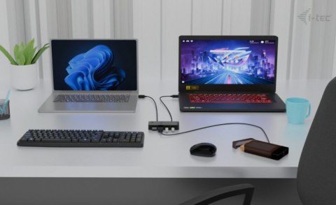 Universal KVM HUB 2x USB-C + 2x USB-A 3.0