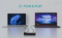 Universal KVM HUB 2x USB-C + 2x USB-A 3.0