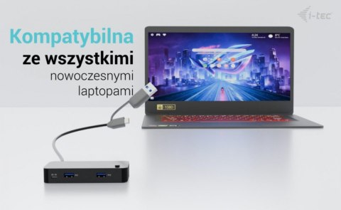 Universal KVM HUB 2x USB-C + 2x USB-A 3.0