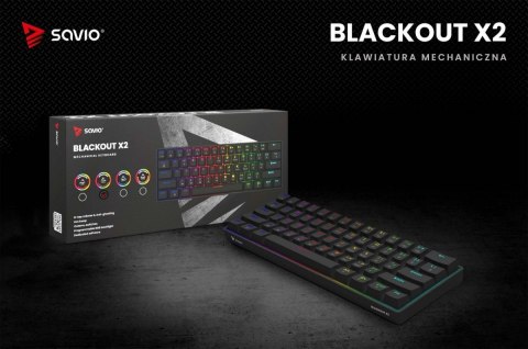 Klawiatura mechaniczna BLACKOUT X2 OUTEMU Brown, Hot Swap
