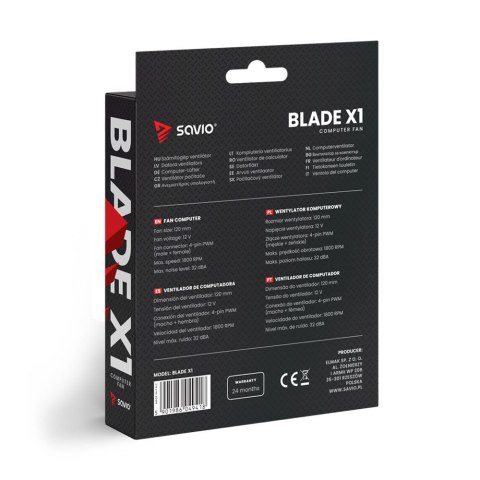 Wentylator BLADE 120mm 4-pin PWM