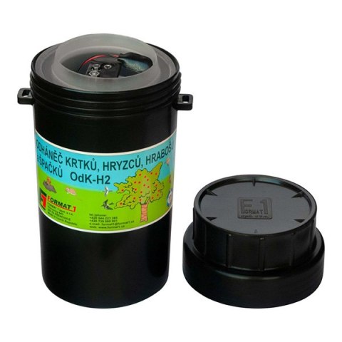 Odstraszacz kretów, gryzoni i norników czarny, Format1