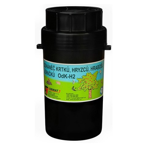 Odstraszacz kretów, gryzoni i norników czarny, Format1