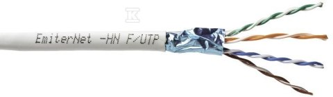 FTP KAT.5E 350 MHZ, DRUT 4X2X24 AWG, PVC