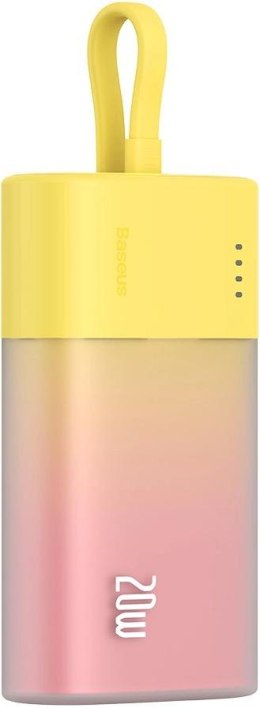 Powerbank Baseus Popsicle 5200mAh 20W z wbudowanym kablem Lightning