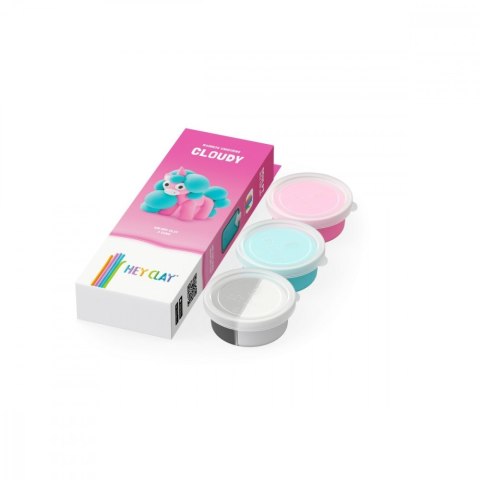Masa plastyczna Hey Clay Jednorożce 3 pak, Cloudy