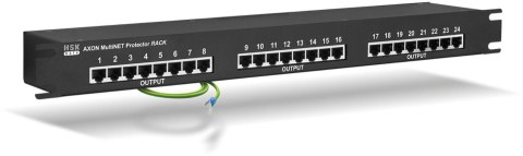 OGRANICZNIK PRZEPIĘĆ AXON-MULTINET-24 ETHERNET RACK
