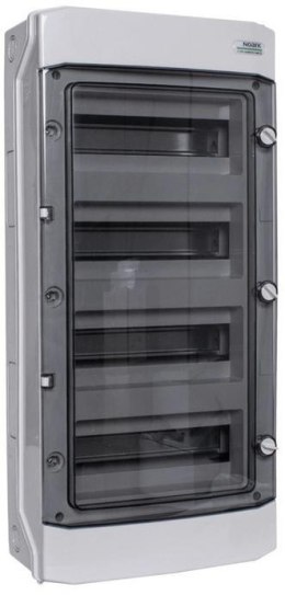 PLASTIKOWA OBUDOWA INSTALACYJNA Natynkowa IP65 4X12 modułów. PHS 48T NOARK 110814