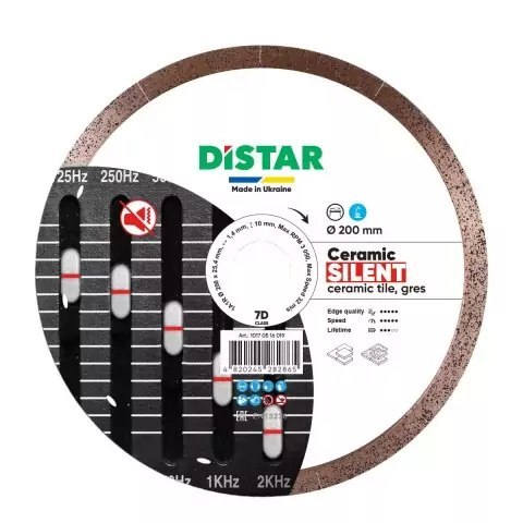 DISTAR TARCZA DIAMENTOWA CERAMIC SILENT 200 x 1,4 x 10 x 25,4