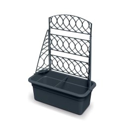 ZESTAW DOMNICY Z PERGOLĄ BLOMA - ANTRACYT