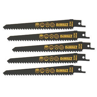 DEWALT BRZESZCZOT DO PIŁY SZABLASTEJ 152x4,2mm/DREWNO 5szt