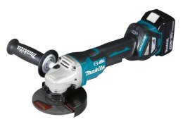 MAKITA SZLIFIERKA KĄTOWA 18V 125mm 2 x 5,0Ah LI-ION BEZSZCZOTKOWA WALIZKA MAKPAC DGA518RTJU