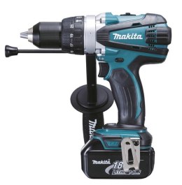 MAKITA WIERTARKO-WKRĘTARKA UDAROWA 18V 91/58Nm 2 x 5,0Ah LI-ION WALIZKA MAKPAC DHP458RTJ