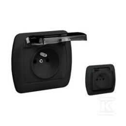 GN.1-KR.Z/U IP44 TRAN. CZARNY AKORD