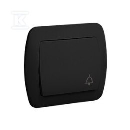 PRZYCISK DZWONEK CZARNY AKORD