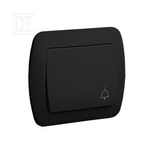 PRZYCISK DZWONEK CZARNY AKORD