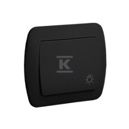 PRZYCISK ŚWIATŁO CZARNY AKORD