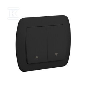 PRZYISK ŻALUZJOWY CZARNY AKORD