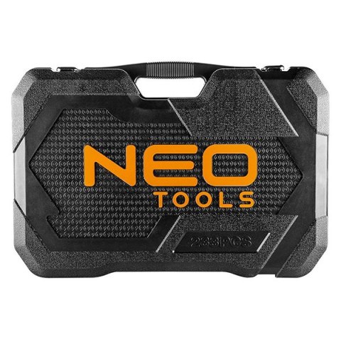 Zestaw narzędzi i nasadek10-078, 233 szt, Neo Tools