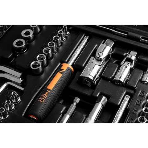 Zestaw narzędzi i nasadek10-078, 233 szt, Neo Tools