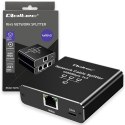Rozdzielacz Splitter Ethernet mini SWITCH 1x3 RJ45 | 1000Mb/s | USB-C | Aluminium
