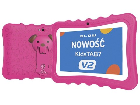 Tablet KidsTAB7 V2 4/32GB różowe etui kamera 2MP